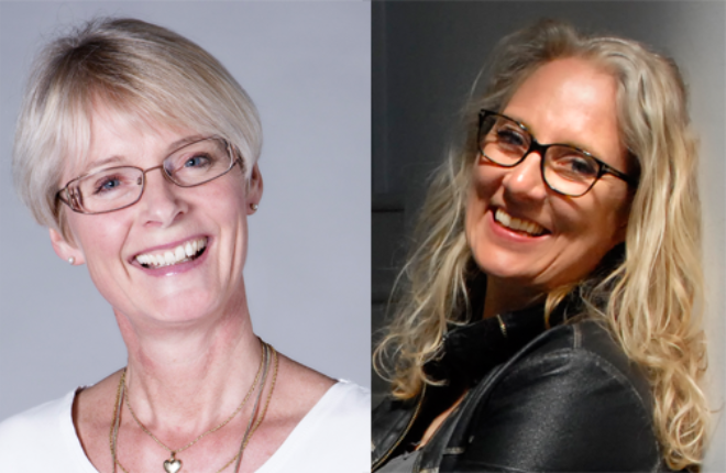 Photos of Lisbet Hjort and Helle Laursen